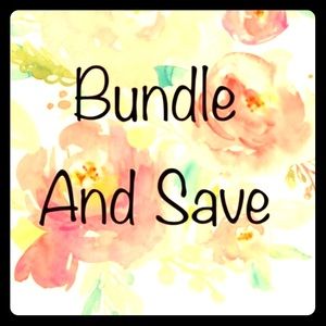 Bundle and save 15% off of 2 or more items!